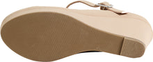 City Classified Women's Mary Jane Strappy Wedge Platform Sandal