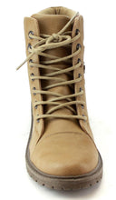 Refresh Footwear Women's Lace Up Rubber Sole Combat Boot