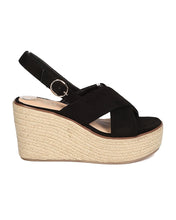 Women Faux Suede Espadrille Sandal - Dressy, Versatile, Casual, Everday Wear - Platform Wedge Sandal - GB99 By Betani