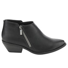 Soda FF33 Women's Classic Side Zipper Stacked Block Heel Ankle Booties