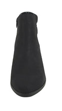City Classified Women's Derby Low Heel Bootie With Tie Up Side