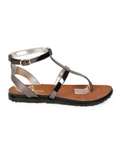 Refresh EE08 Women Metallic Ankle Strap Buckle Gladiator Thong Sandal