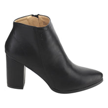 Chase & Chloe EF98 Women's Side Zipper Block Heel Ankle High Booties