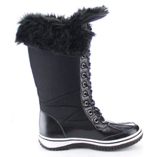 NATURE BREEZE FROST-02 Women's Lace Up Collar Decor Tongue Winter Boots