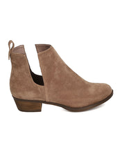 Breckelles GK79 Women Faux Suede Cut Out Riding Bootie