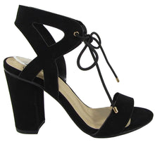Delicious Women's Cutout Stacked Platform Heeled Sandal