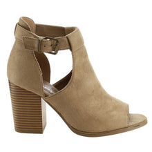 Reneeze AF79 Women's Cut Out Chunky Heel Buckle Heels Sandals