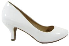 City Classified Comfort Women Classic Heel Pumps Closed Round Toe CARLOS