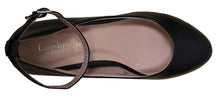 Cambridge Select Women's Ankle Strappy Buckle Round Closed Toe Wrapped Wedge