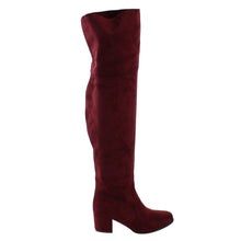 NATURE BREEZE FF00 Women Over The Knee Mid High Block Heel Boots Full Size Small