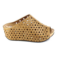 Refresh ELVA-07 Women's Slip On Platform Wedge Sandals