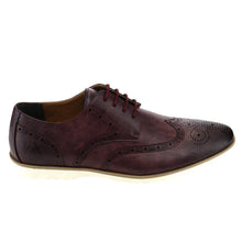 Arider AD02 Men's Brogued Wingtip Four Eyes Lace Up Flat Heel Oxfords
