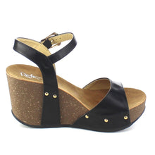 Refresh Mara-06 Womens Ankle Strap Comfort Wide Band Platform Wedge Sandals