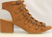 CITY CLASSIFIED Strappy Buckled Women Chunky Heels MVE Shoes