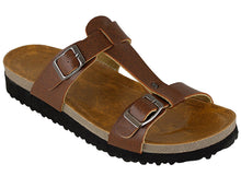 Cambridge Select Women's Double Buckle Slip On Slide Sandal