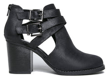 Soda Women's Scribe Buckle Ankle Zip Back Bootie