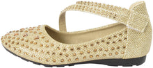 Link Girls Cute Rhinestone Ballet Ballerina Flats