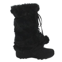 Blossom Womens Tara-Hi Pom Pom Winter Fashion Boots
