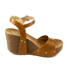 Refresh Mara-06 Womens Ankle Strap Comfort Wide Band Platform Wedge Sandals