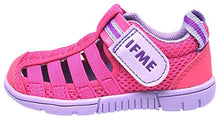 IFME Kid's Playa Venice Elastic Lace Mesh Hook and Loop Fisherman Style Sandal