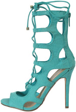 Breckelles Womens Roma-61 Strappy Heels Sandals