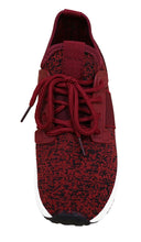 S-3 Women's Two Tone Mesh Fabric Athletic Fashion Sneaker