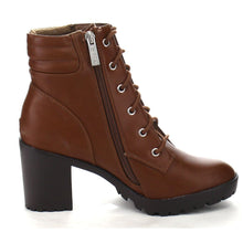 Breckelle's RANGER-21 Women's Basic Block Heel Lace Up Military Ankle Booties