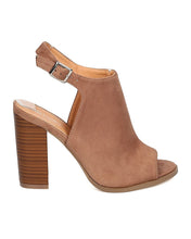 Women Faux Suede Slingback Mule - Dressy, Work, Event - Blcok Heel Sandal - GC24 By Betani