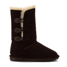 Bearpaw Girl's Lauren Youth Suede, Sheepskin Snow Boots