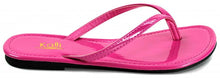 Kali Footwear Women's Twins Basic Patent Flat Thong Sandal