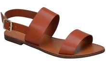 Breckelle's Women's Slingback Open Toe Flat Sandal