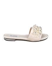 Women Velvet Faux Pearl Sandal - Casual, Dressy, Trendy - Pearl Slide - GH30 By Cape Robbin