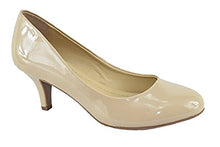 City Classified Comfort Women Classic Heel Pumps Closed Round Toe CARLOS
