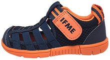 IFME Kid's Playa Venice Elastic Lace Mesh Hook and Loop Fisherman Style Sandal