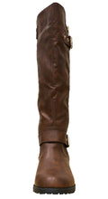 Cambridge Select Women's Quilted Side Zip Knee High Flat Riding Boots