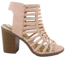 City Classified Women's Cutout Caged Zipper Bootie