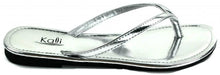 Kali Footwear Women's Twins Basic Patent Flat Thong Sandal