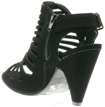 Top Moda Shoes PEN 3, Women Open Toe Strappy High Heel- Nubuck
