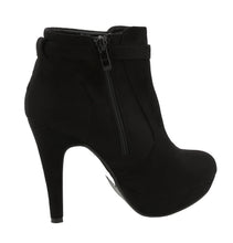 Top Moda Women's Closed Almond Toe Tassel Platform Stiletto Heel Ankle Bootie