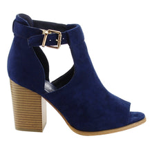 Reneeze AF79 Women's Cut Out Chunky Heel Buckle Heels Sandals