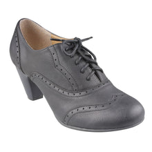 REFRESH AMANY-01 Women's Cuban heel Ankle booties Oxfords