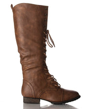 Breckelle's Outlaw Women's Lace Up Knee High Riding Boots