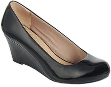 Forever Link Women's Classic Ballet Patent Wedge Pump