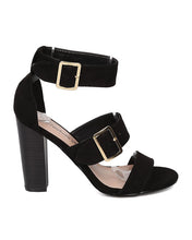 Breckelle's Morgan-21 Elegant Sexy Buckle Stiletto Heel Sandals