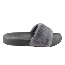 Betani Womens Farah-1 Furry Slide Sandals