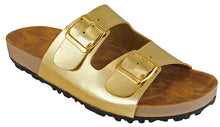 Cambridge Select Women's Slip On Double Buckle Platform Slide Sandal
