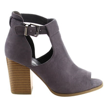 Reneeze AF79 Women's Cut Out Chunky Heel Buckle Heels Sandals