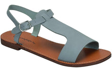 Breckelle's Women's Slingback T-Strap Buckle Flat Sandal