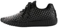 Cape Robbin GB66 Women Metallic Leatherette Quilted Lace Up Jogging Sneaker