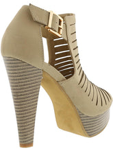 Top Moda Women's Table-6 Gladiator Bootie Sandals